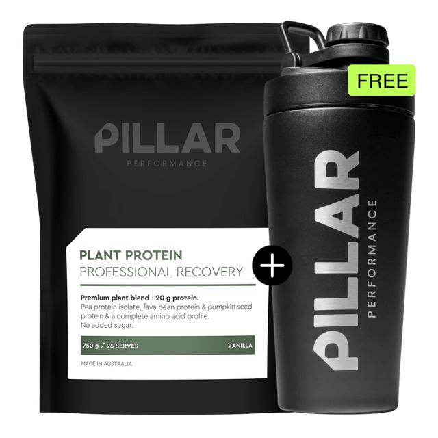 PILLAR Performance - Plant Protein Shaker Bundle - Vanilla (FREE Shaker) - Aid Station