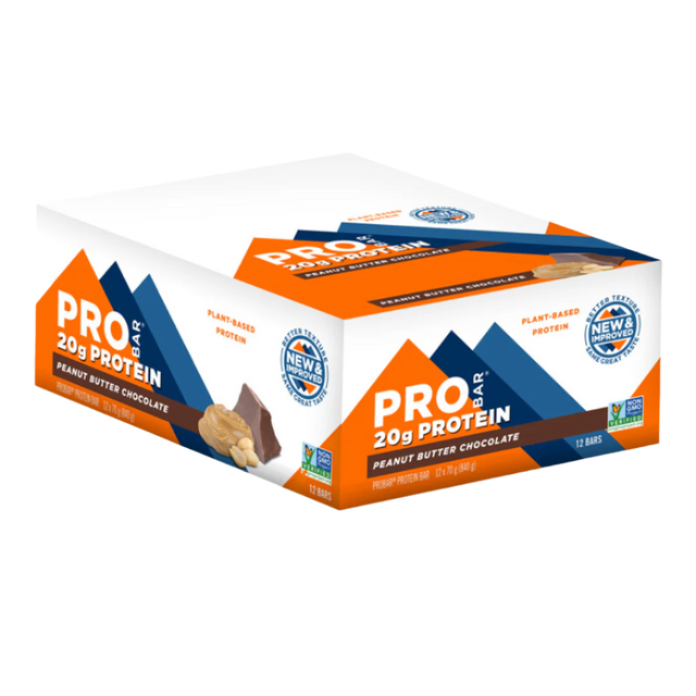 Probar - Protein Bar - Peanut Butter Chocolate - Box of 12