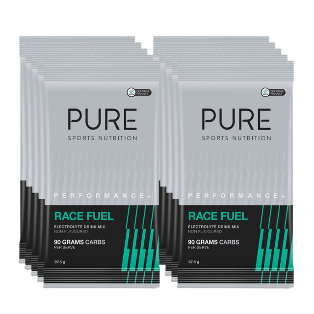 Pure Sports Nutrition - Performance+ Race Fuel Drink Mix Sachet - 98g - Box of 10