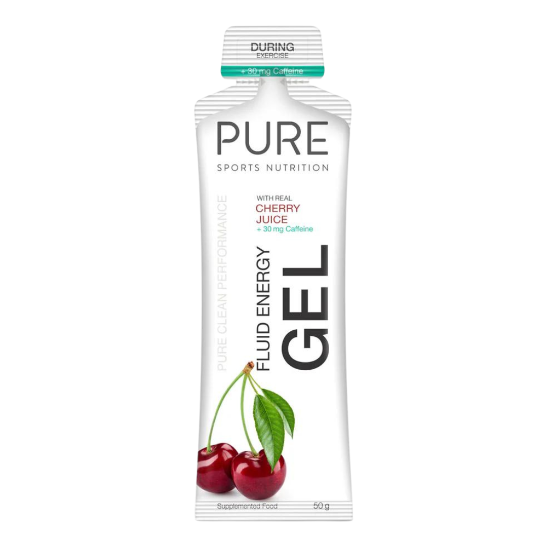 Pure Sports Nutrition - Fluid Energy Gels - Cherry (with caffeine)