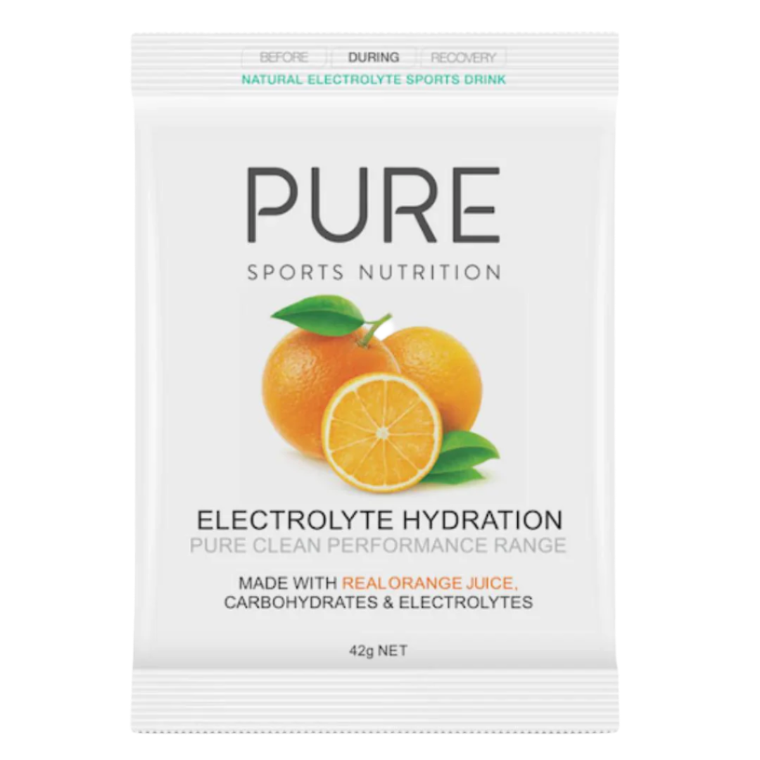 Pure Sports Nutrition - Electrolyte Hydration 42G Satchels - Orange (42g)