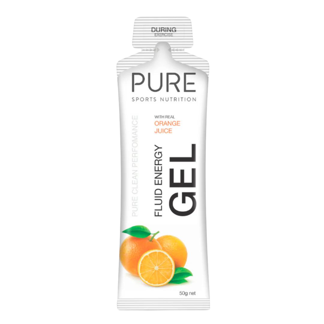 Pure Sports Nutrition - Fluid Energy Gels - Orange (50g)