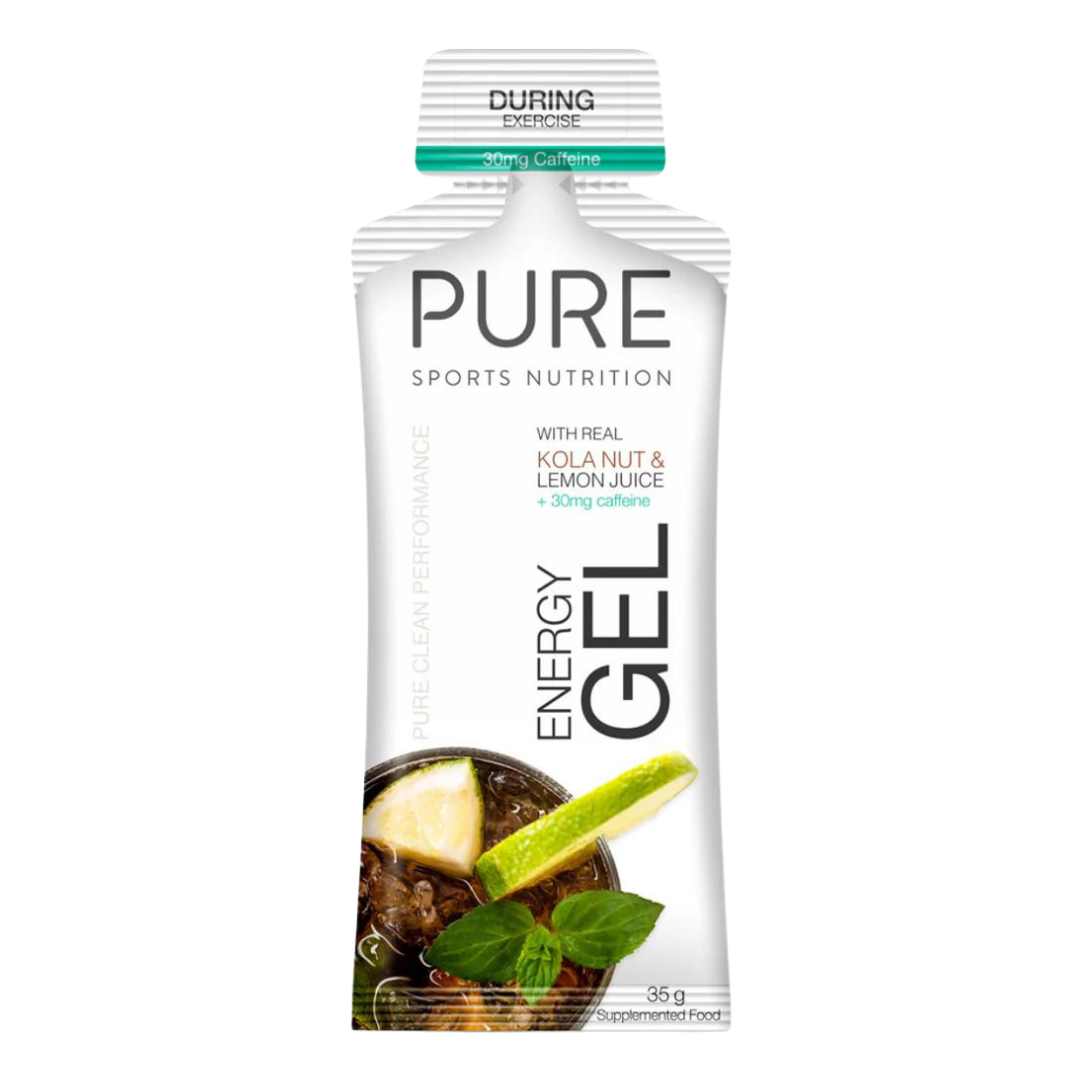 Pure Sports Nutrition - Energy Gels - Kola Nut & Lemon Juice (with caffeine) (35g)