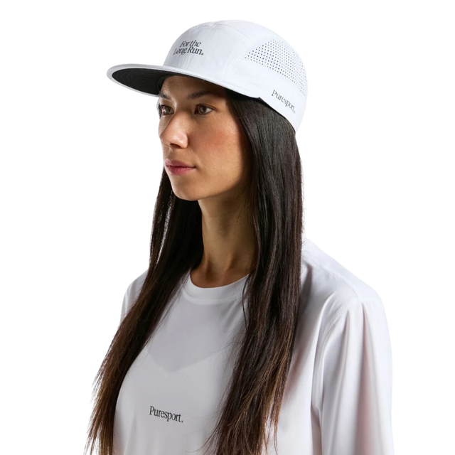 Puresport - For The Long Run Perforated Running Cap - White