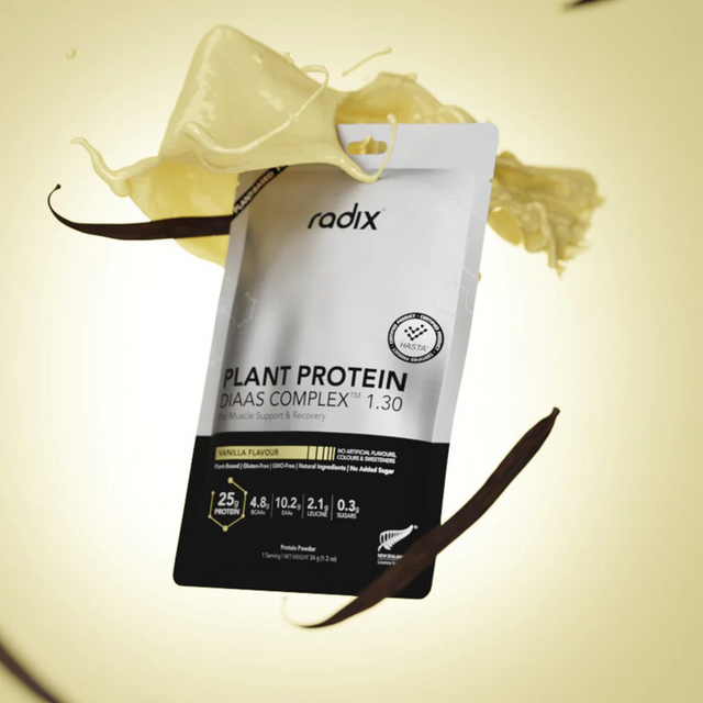 Radix Nutrition - Plant Protein DIAAS Complex™ 1.30 Sachet - Vanilla (34g) - Render