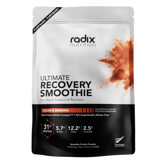 Radix Nutrition - Recovery Smoothie V2 Bag | Plant-Based - Plant-Based Cacao & Banana (1kg)