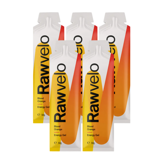 Rawvelo - Energy Gel - Blood Orange - 5 Pack