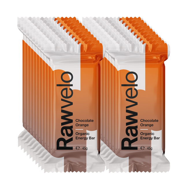 Rawvelo - Energy Bar - Organic - Chocolate Orange - 20 pack