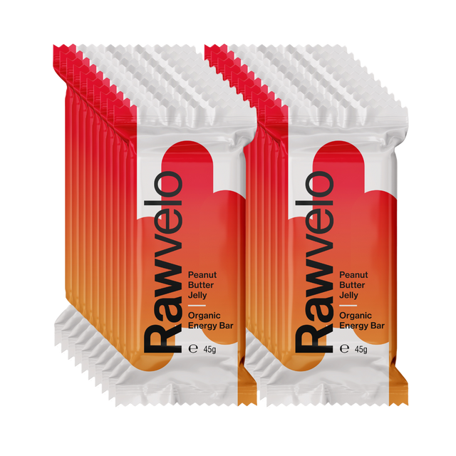 Rawvelo - Energy Bar - Organic - Peanut Butter Jelly - 20 Packs