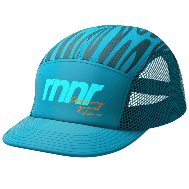 RNNR - Distance Hat - Drippy Cheetah Teal