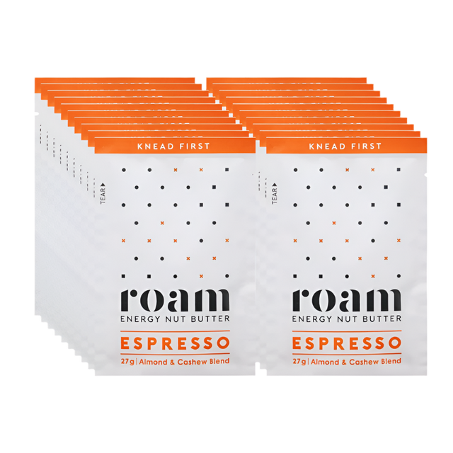 Roam - Espresso Almond & Cashew Energy Nut Butter - 20 Pack