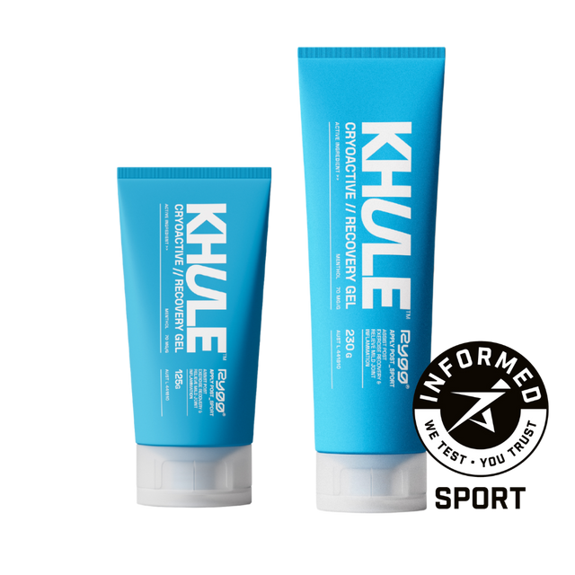 Rygg - Cryoactive Recovery Gel - Khule - Informed Sport Certified