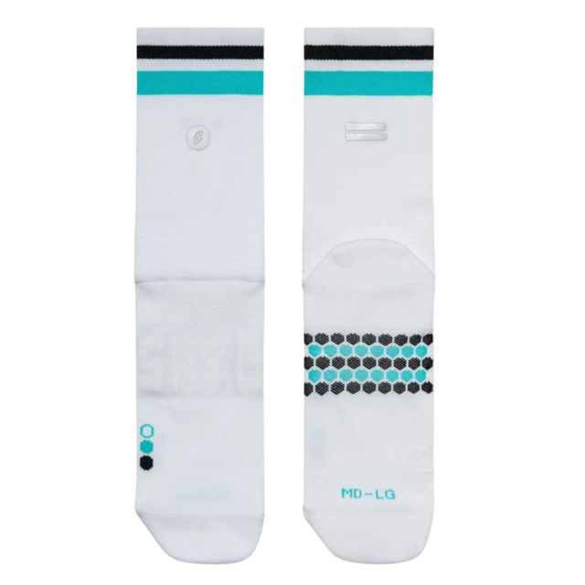 SHYU - Racing Socks - White/Jade/Black - Flat