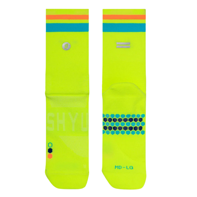 SHYU - Racing Socks - Volt/Pacific/Orange