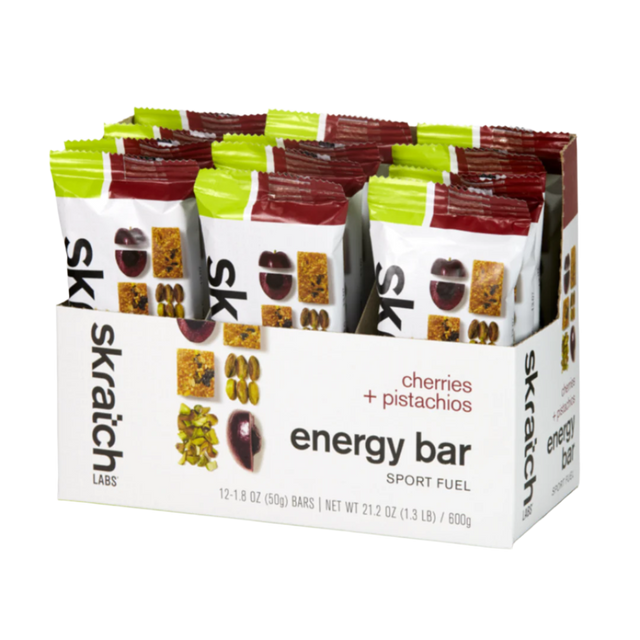 Skratch Labs - Energy Bars - Cherries & Pistachios - Box