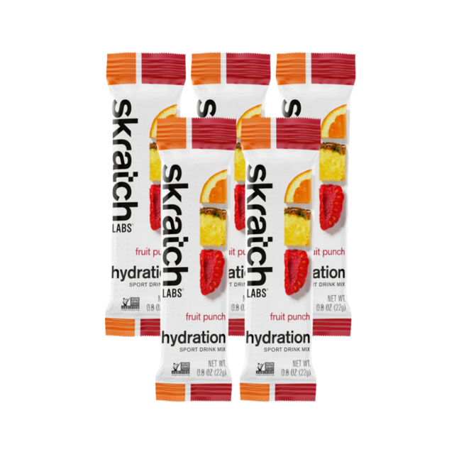 Skratch Labs - Sport Hydration Drink Mix - Fruit Punch - 5 Pack