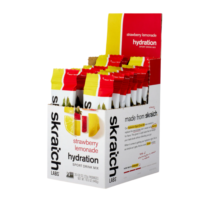 Skratch Labs - Sport Hydration Drink Mix - Strawberry & Lemonade - Box