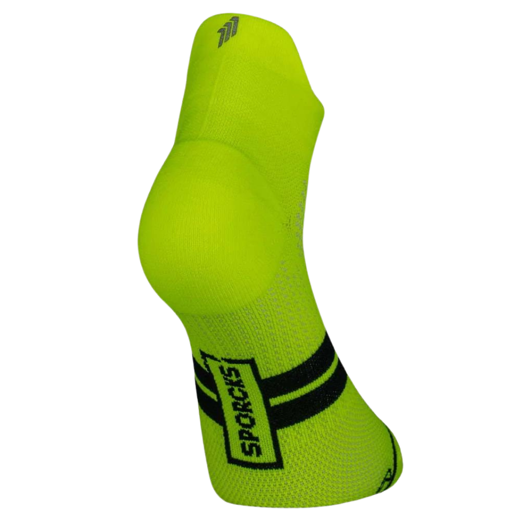 Sporcks - No Shown Running Sock - Noosa Yellow