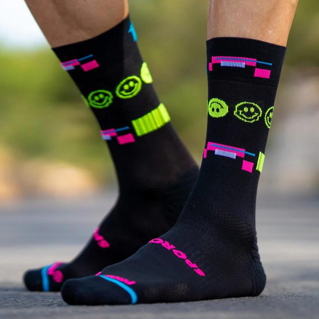 Sporcks - Running Sock - 80's Night Black - Lifestyle3