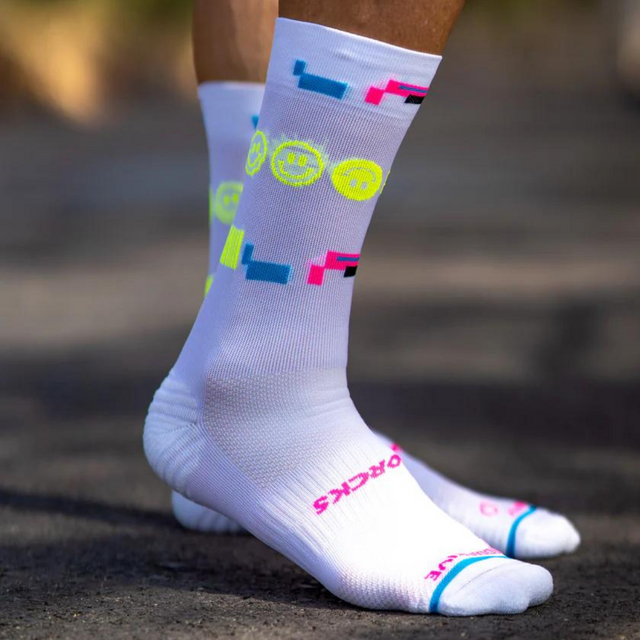 Sporcks - Running Sock - 80's Night White - Lifestyle