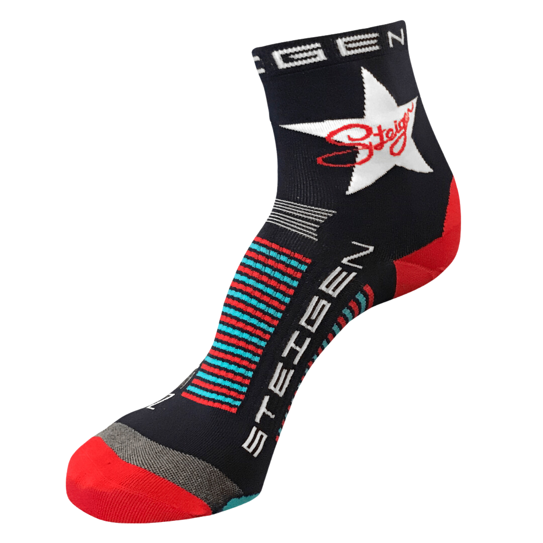 Steigen - Half Length Running Socks - Rock Star