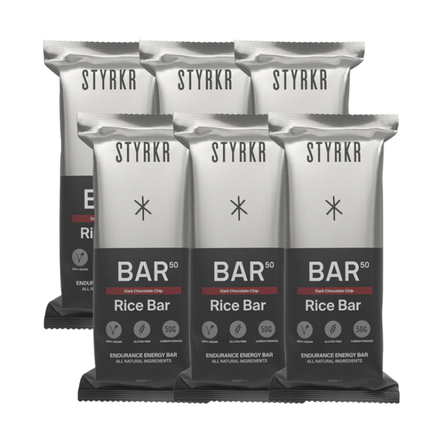 Styrkr - Energy Bar - Bar50 - Dark Chocolate Chip - 6 Pack