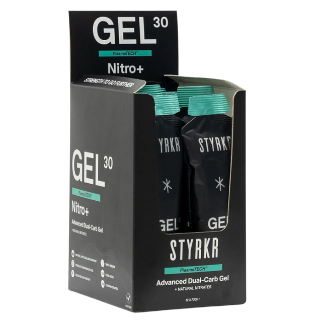 Styrkr - Energy Gels - Gel30 Dual-Carb Nitro - Box of 12