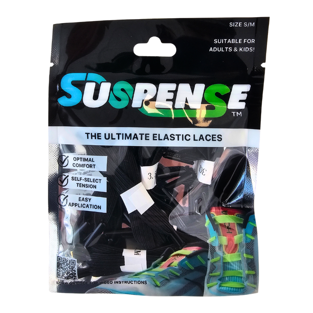 Suspense - Elastic Laces - Black