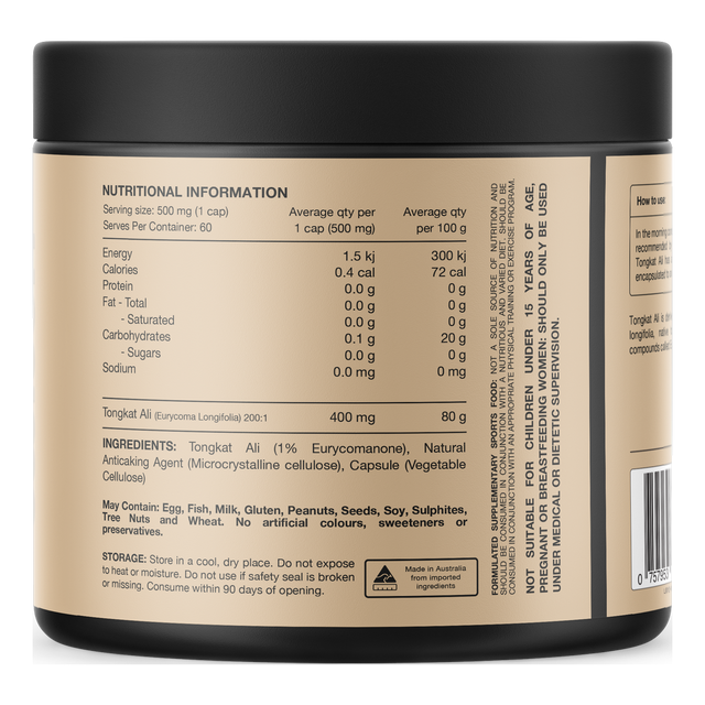 Switch Nutrition - Tongkat Ali (Back)
