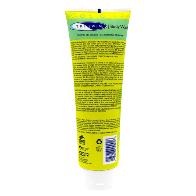 TRISWIM - Chlorine Removal Body Wash - Zen Lime & Mango - Back