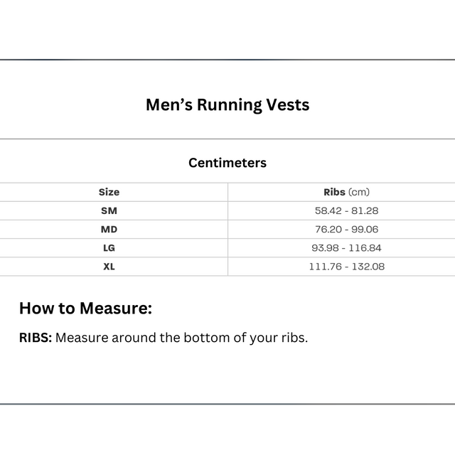 Ultimate Direction - Mountain Vest 6.0 - Onyx (Size Guide)