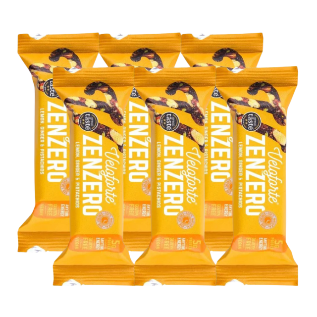 Veloforte - Energy Bar - Zenzero (Lemon & Ginger) - 6 Pack