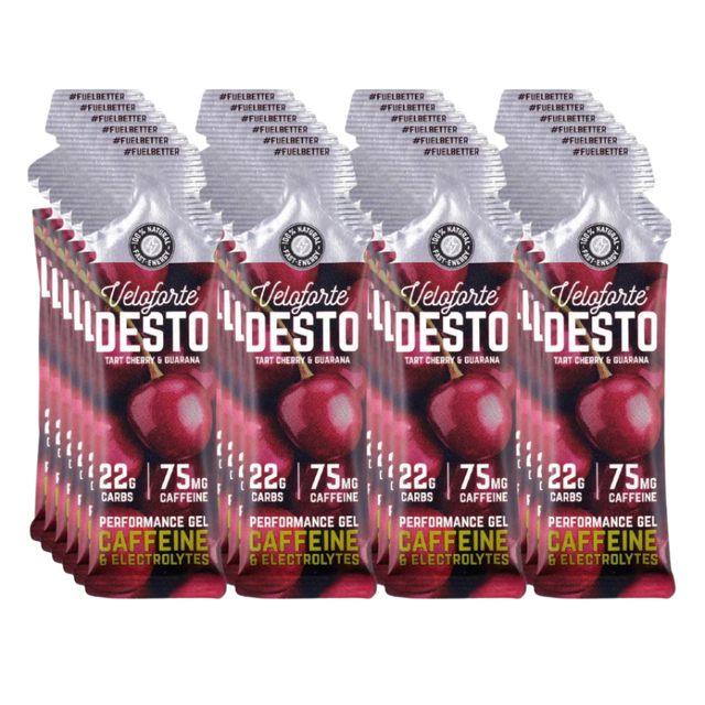 Veloforte - Energy Gels - Desto (Cherry & Guarana) (with caffeine)