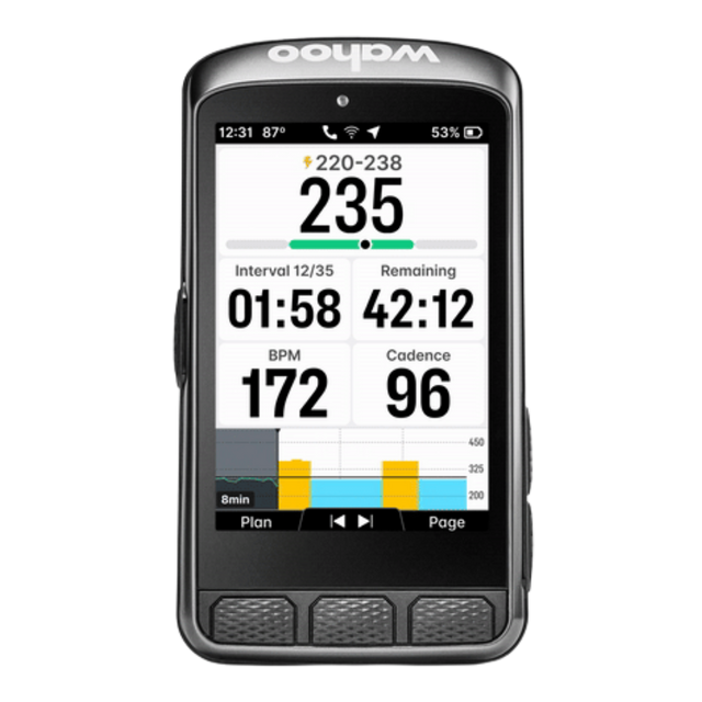 Wahoo - ELEMNT ACE GPS Bike Computer  (Stats)