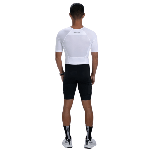 Zoot - Mens Core Tri Aero FZ Racesuit - White - Aid Station
