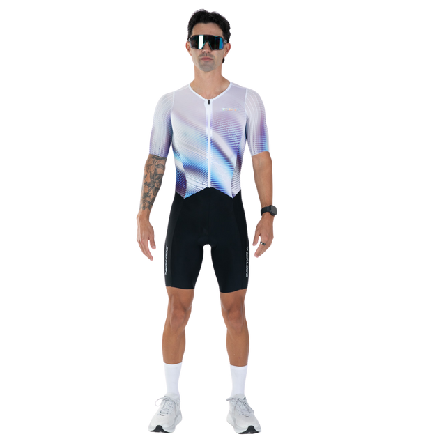 Zoot Men's Ultra Tri P1X Racesuit in Nova colourway - front view