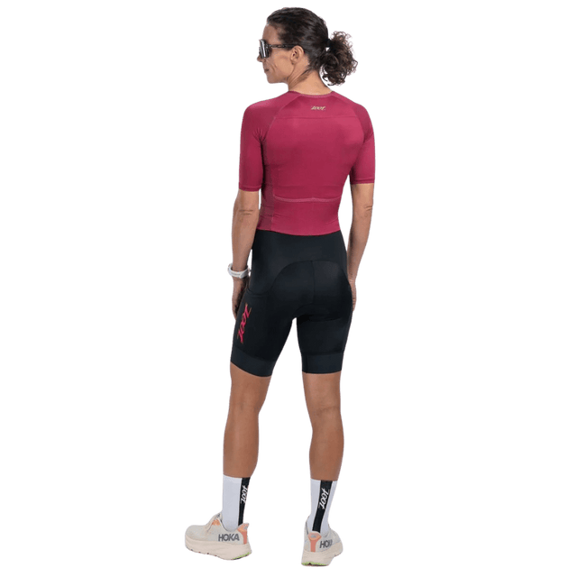 Zoot - Womens Core Tri Aero FZ Racesuit - Plum - Aid Station