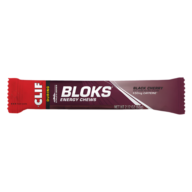 Clif Bar - Clif Bloks Energy Chews - Black Cherry (with caffeine) 60g