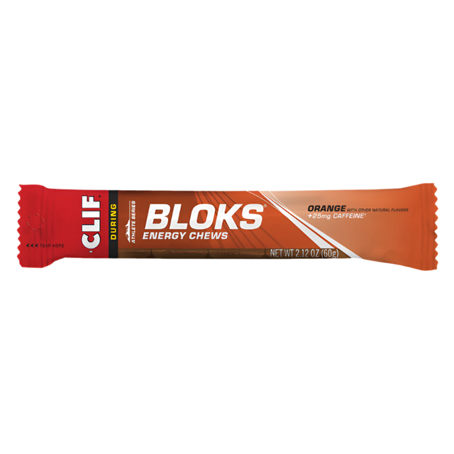 Clif Bar - Clif Bloks Energy Chews - Orange (with caffeine) 60g