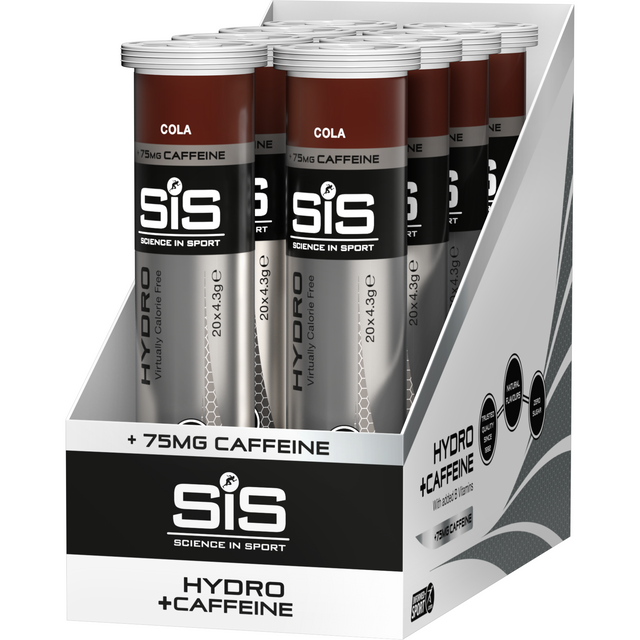 Science In Sport (SIS) - Go Hydro Tablets - Cola & Caffeine - Box of 8