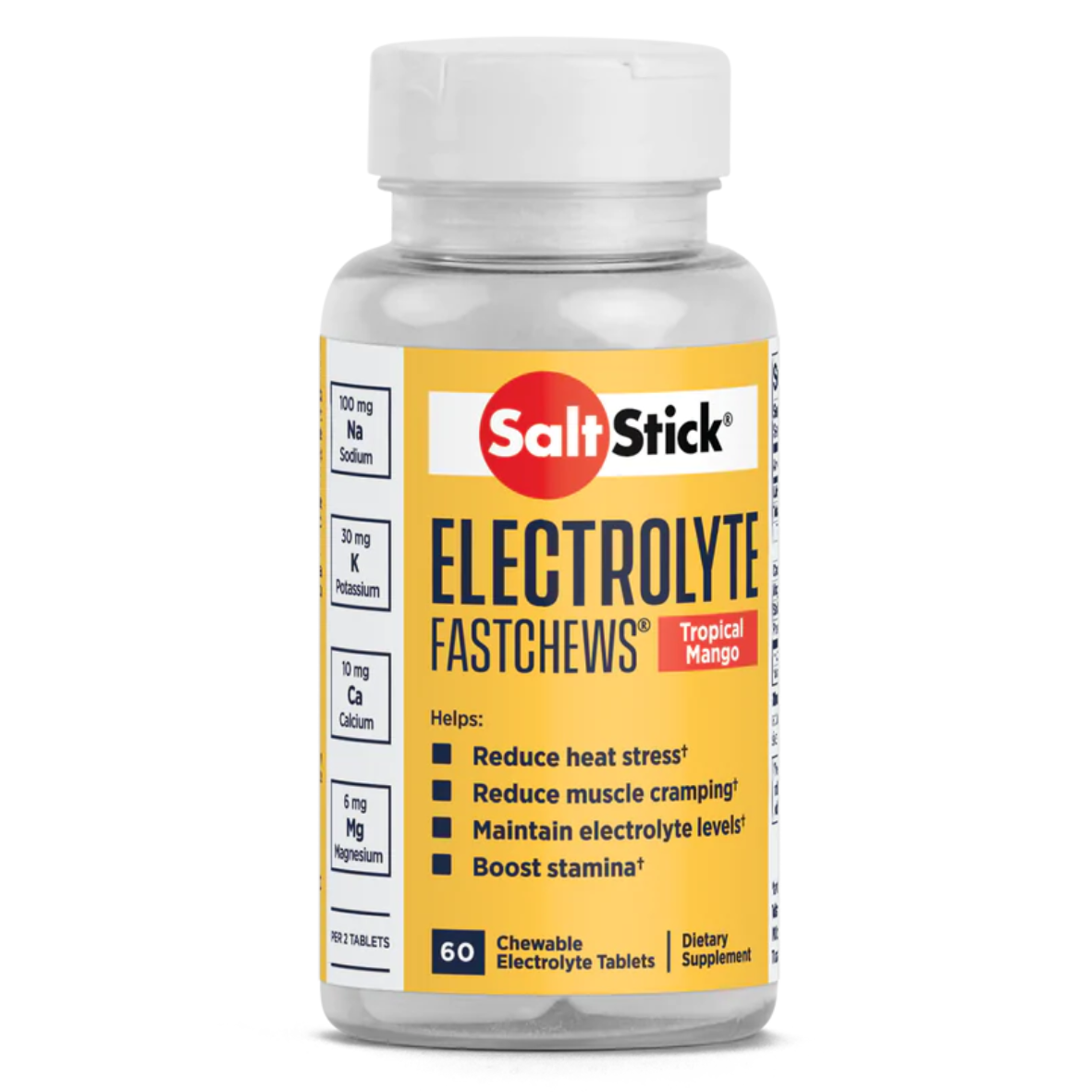 SaltStick Tropical Mango Electrolyte FastChews tablets