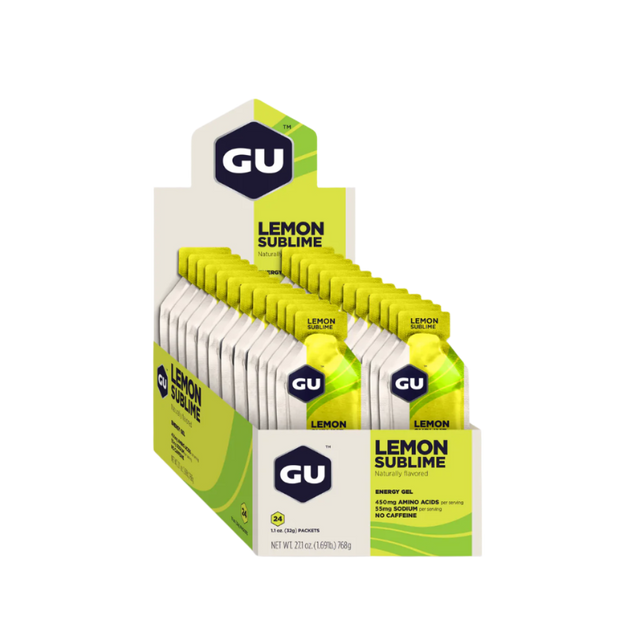 GU Energy Lemon Sublime Energy Gel Box of 24