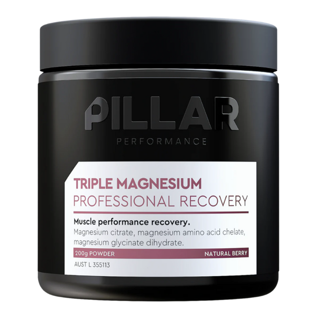 Pillar Performance - Triple Magnesium Recovery Powder - Natural Berry