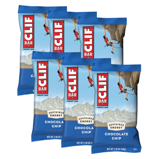 Clif Bar - Energy Bars - Chocolate Chip - 6 Pack