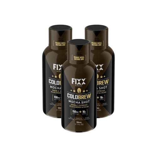 Fixx Nutrition - Cold Brew Coffee Shot - Mocha - 3 Pack