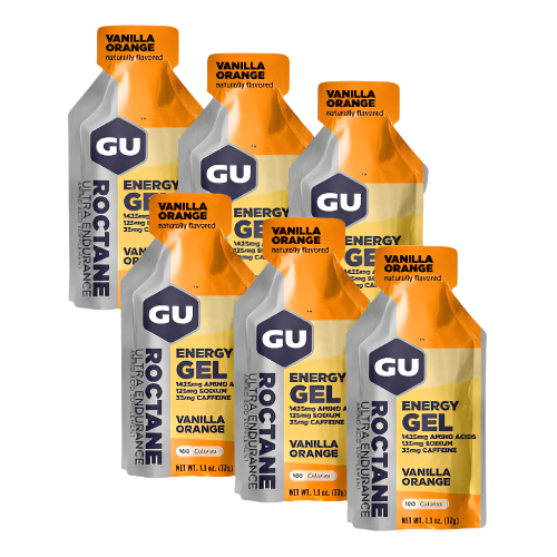 GU Energy - Roctane Energy Gels - Vanilla Orange (35mg caffeine) - 6 Pack