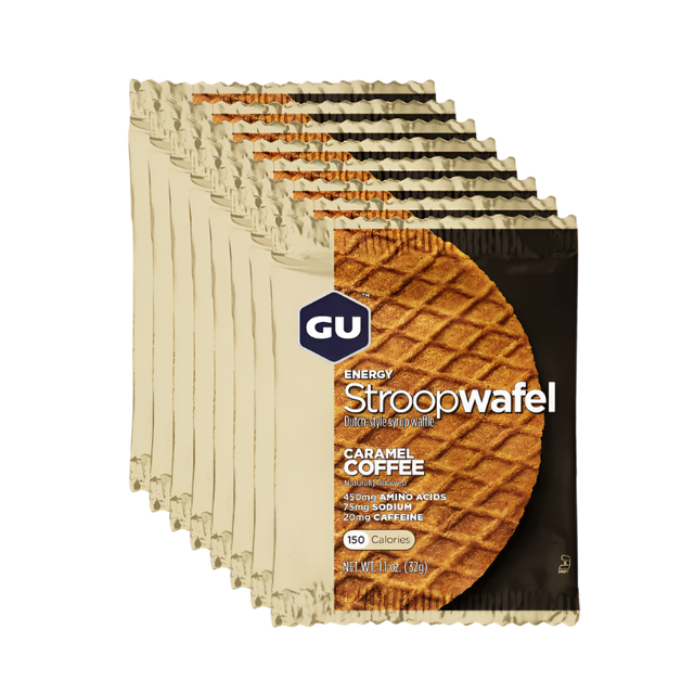 GU Energy - Stroopwafels - Caramel Coffee (20mg caffeine) - 8 Pack