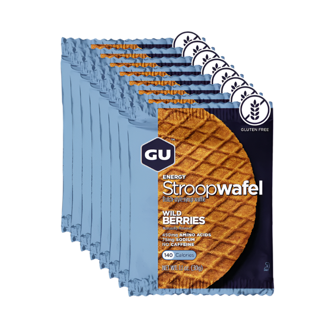 GU Energy - Stroopwafels - Wild Berries (Gluten Free) - 8 Pack