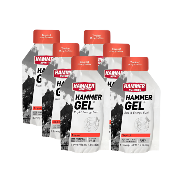 Hammer Nutrition - Energy Gels - Tropical (25mg caffeine) - 6 Pack