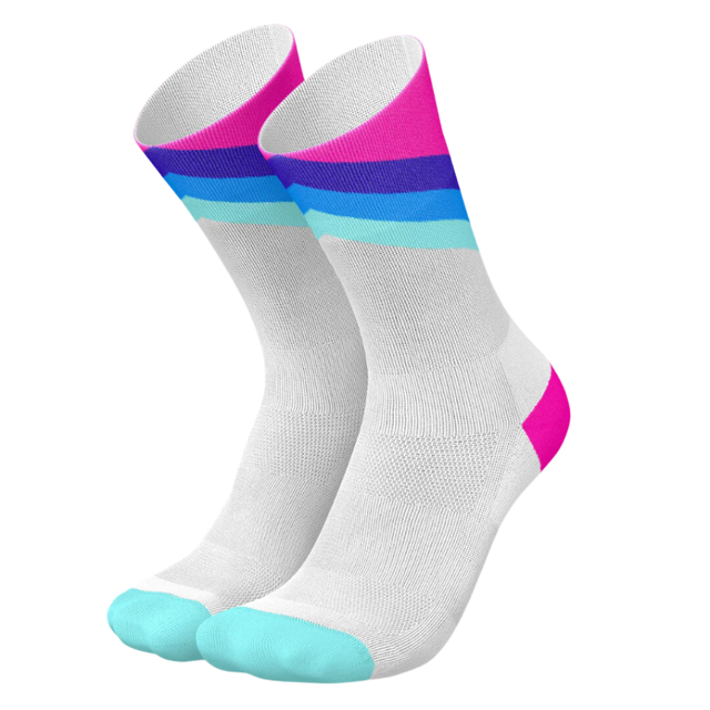 Incylence - Running Grades Long Sock - Blue Pink